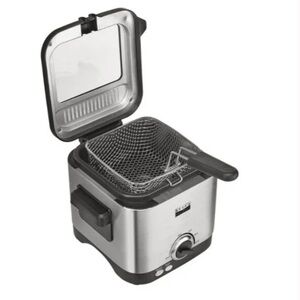 Stainless Steel Deep Fryer with Basket 1.6-qt. 
(new with box)
bella